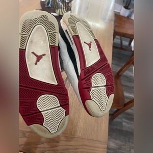 Air Jordan’s, black, white and red